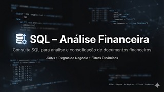 Projeto SQL Financeiro